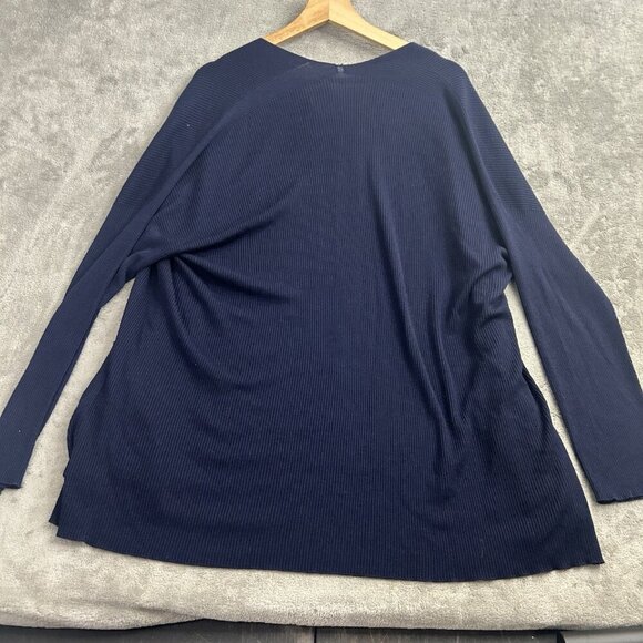 Eileen Fisher Sweater Womens Medium Cardigan Open Front Wool Silk Cashmere Blend - Picture 11 of 12